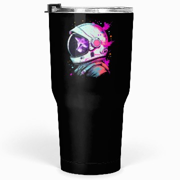 Discover Aesthetic Vaporwave Space Cat 80s 90s Astronaut Tumblers 30 Oz