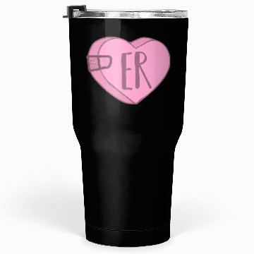 Discover Cute ER Nurse Candy Heart Tumblers 30 Oz