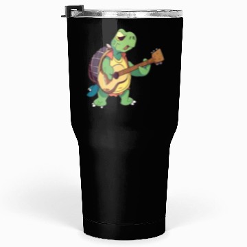 Discover Turtle Tortoise Guitar Players Guitarist Tumblers 30 Oz