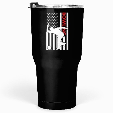 Discover Sport Us Flag Bowling Tumblers 30 Oz
