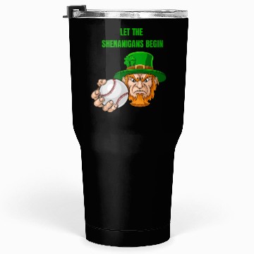 Discover Let The Shenanigans Begin Baseball St Patrick's Da Tumblers 30 Oz