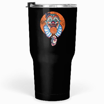 Discover Horror Candy Corn Clown Tumblers 30 Oz