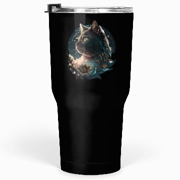 Discover Blue Mega Cat Tumblers 30 Oz