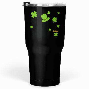 Discover Cat Shamrock St Patrick Day Lucky 01 Tumblers 30 Oz