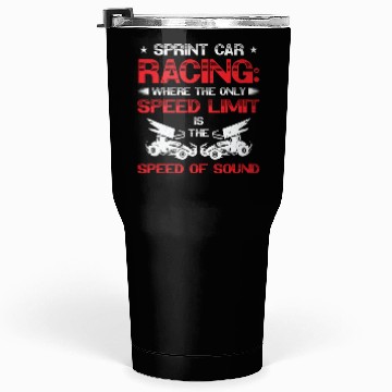 Discover Sprint Car Dirt Track Racing Tumblers 30 Oz