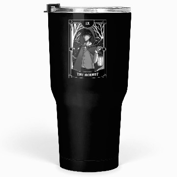 Discover Anime Tarot Card The Hermit Occult Gothic Witch Tumblers 30 Oz