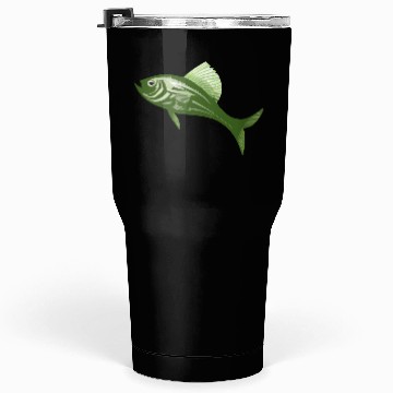 Discover green fish Tumblers 30 Oz