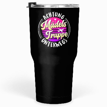 Discover Warning girls trip in progress Spring Break Tumblers 30 Oz