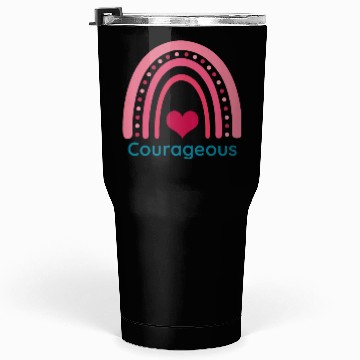 Discover Courageous Viva Magenta Boho Rainbow Tumblers 30 Oz