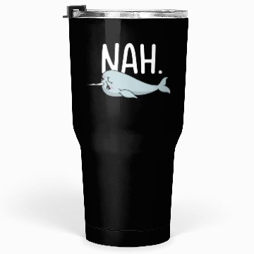 Discover Procrastinating Narwhal Lover Aquatic Animals Tumblers 30 Oz