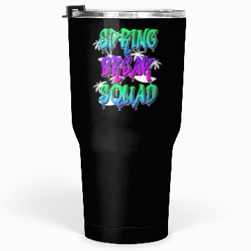 Discover Spring Break Squad Summer Vacation Spring Break Tumblers 30 Oz