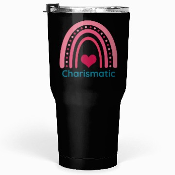 Discover Charismatic Viva Magenta Boho Rainbow Tumblers 30 Oz