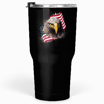 Discover Patriotic Eagle US American Flag Bald Eagle USA Tumblers 30 Oz