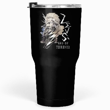 Discover Zeus Greece God Of Thunder Lightning Mythology Gre Tumblers 30 Oz