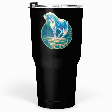 Discover Unicorn in Mountain Landscape Tumblers 30 Oz