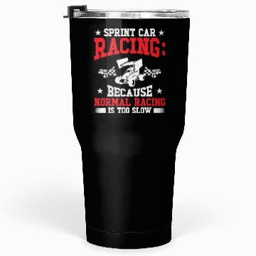 Discover Sprint Car Dirt Track Racing Tumblers 30 Oz