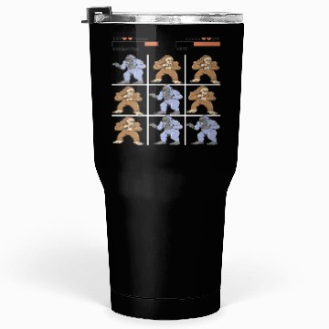 Discover Tic Tac Toe Sasquatch vs. Yeti Tumblers 30 Oz