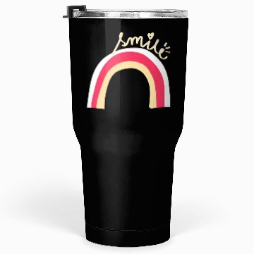 Discover Rainbow, Smile, Positive Quote Tumblers 30 Oz