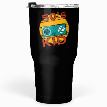 Discover Gamer Kid Retro 50s 1950s Tumblers 30 Oz