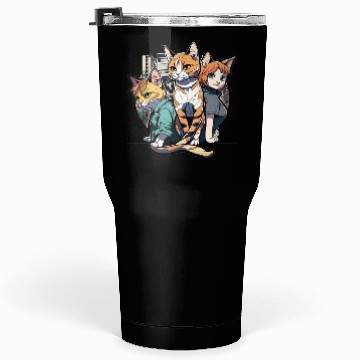 Discover anime street cats colour 1 Tumblers 30 Oz