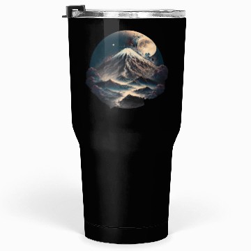 Discover Fuji moon light. Tumblers 30 Oz