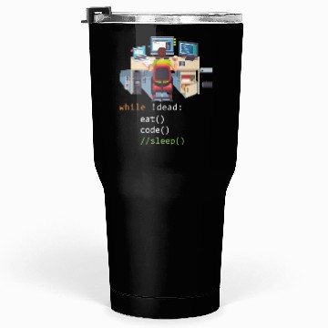 Discover Computer Science Python Programmer Eat Code Sleep Tumblers 30 Oz