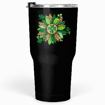 Discover Sunflower Green With Leopard Tumblers 30 Oz