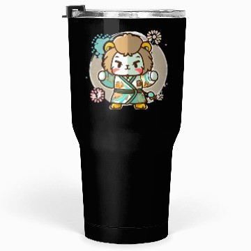 Discover Lion kimono Tumblers 30 Oz