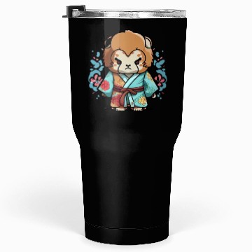Discover Lion kimono Tumblers 30 Oz
