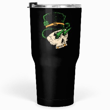 Discover st patrick's skull Tumblers 30 Oz