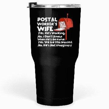 Discover Postal Worker's Wife Tumblers 30 Oz