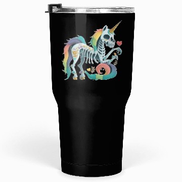Discover Unicorn Skeleton Tumblers 30 Oz