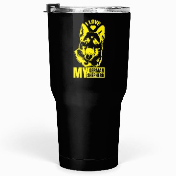 Discover I love my German Shepherd Tumblers 30 Oz