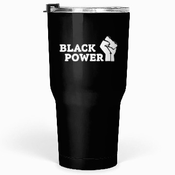 Discover Black Power Tumblers 30 Oz