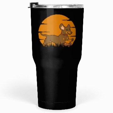 Discover Dachshund Running Sausage Dog Tumblers 30 Oz