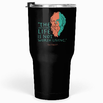 Discover Socrates Stoic Philosophy Quote Tumblers 30 Oz