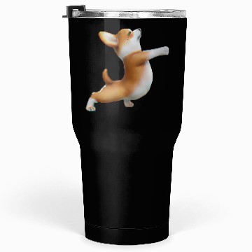 Discover Corgi dog in yoga pose Tumblers 30 Oz