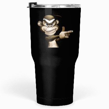 Discover Gangster Monkey Graffity Handgun Tumblers 30 Oz