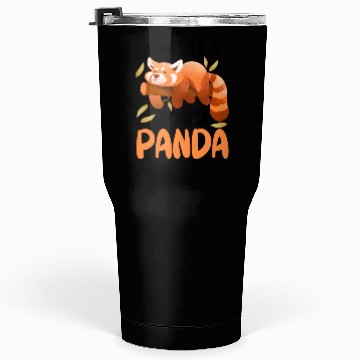 Discover Red Panda Bored Cute Animal Lazy Animal Lover Tumblers 30 Oz