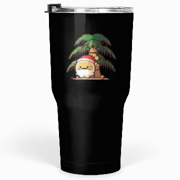 Discover Tropical Santa enjoying Summer Tumblers 30 Oz