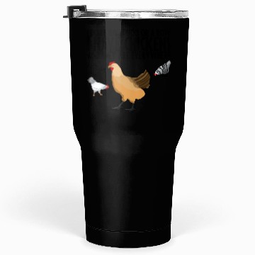 Discover I Don't Have Ducks Or A Row, I Have Chickens 3 Tumblers 30 Oz