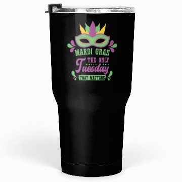 Discover Mardi Gras Carnival Tuesday Beer Drinking Party Tumblers 30 Oz