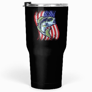 Discover US Bass Fish Tumblers 30 Oz