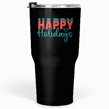 Discover Happy Holidays Tumblers 30 Oz
