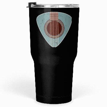 Discover Rock and Roll Guitar Plectrum Tumblers 30 Oz