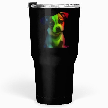 Discover rainbow puppy Tumblers 30 Oz