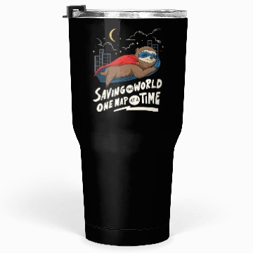 Discover Sloth Superhero Design for Sleeping Tumblers 30 Oz