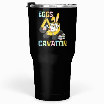 Discover EggsCavator - Cute Funny Easter Pun Tumblers 30 Oz