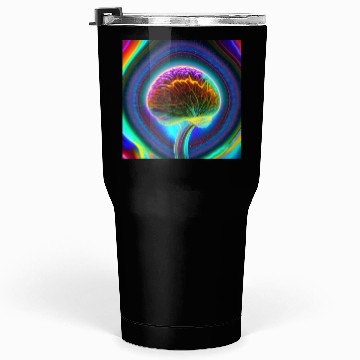 Discover Electric Mind - Psychedelic Brain Tumblers 30 Oz 2