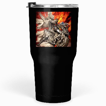 Discover Devil Hellfire Riding Motorcycle Tumblers 30 Oz